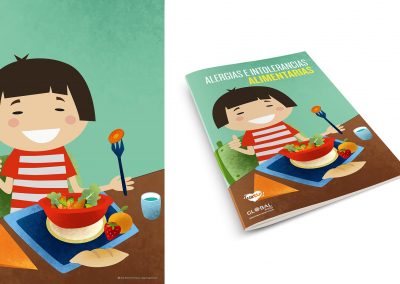 Ilustración. Alimentación saludable. Illustration. Healthy nutrition